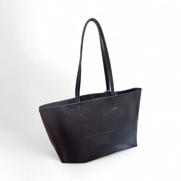 NWT Kurt Geiger Chelsea  Black Leather Tote Bag - Picture 3 of 5